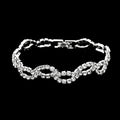 Celestial Rhinestone Bridal Jewellery Set — Necklace, Earrings & Bracelet