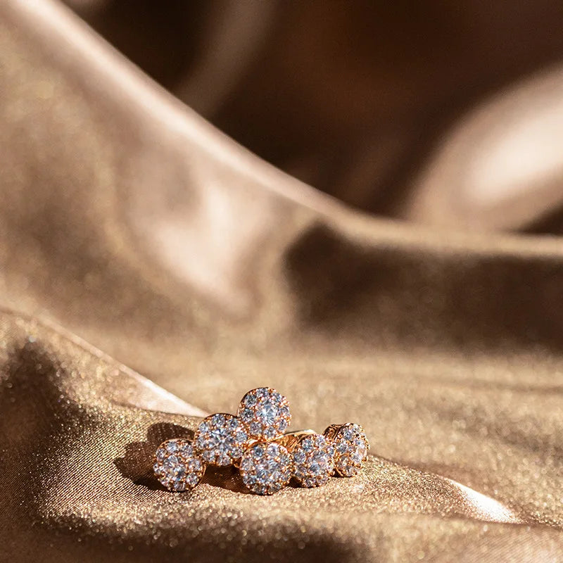 18K Rose Gold Diaspore Stud Earrings — Colour-Change Gemstone